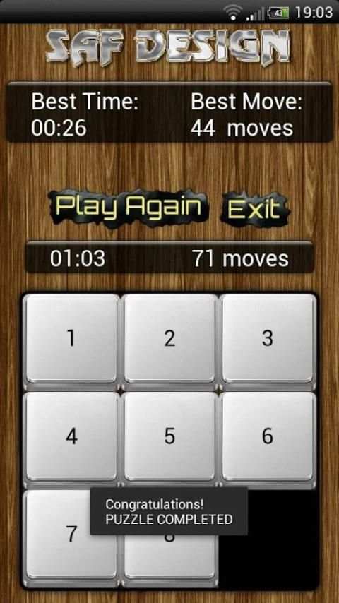 Nostalgic Sliding Puzzle Game screenshot 6