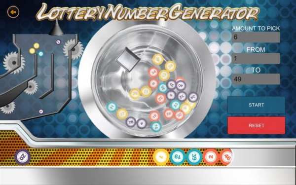 Lottery Number Generator 6 تصوير الشاشة