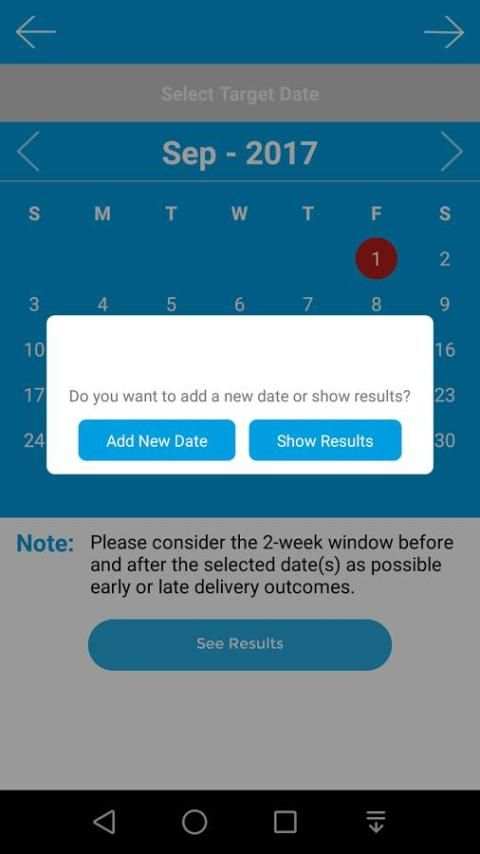 Baby Delivery Planner screenshot 1