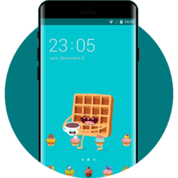 Sweet Cartoon ColorOS Launcher Theme for Oppo أيقونة