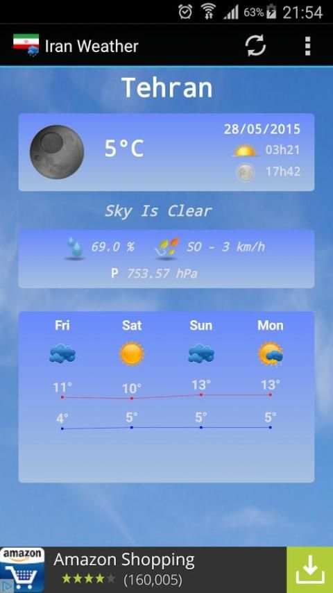 Iran Weather 7 تصوير الشاشة