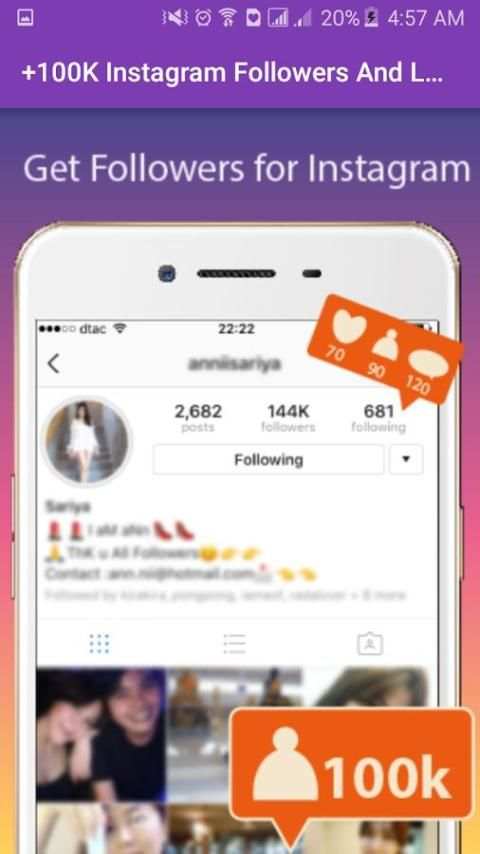 +100K For Instagram Followers & Likes Boost Tips screenshot 7