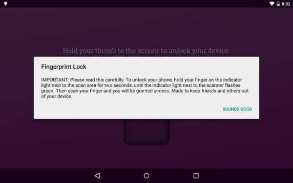 Fingerprint Lockscreen Prank screenshot 2