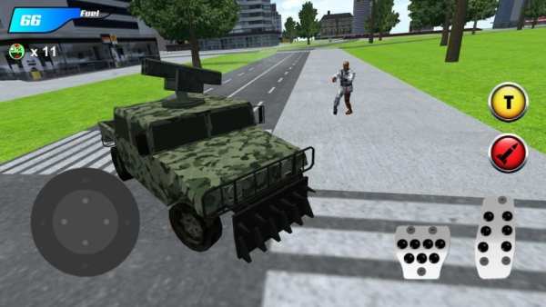 X Ray Robot : Zombie Offroad screenshot 1