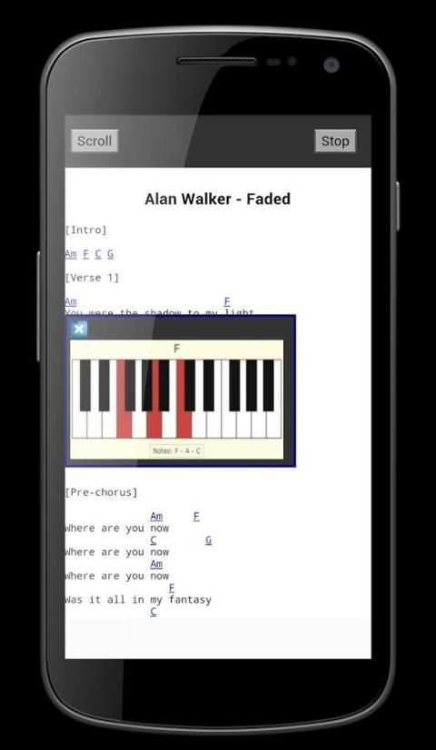 Kunci Piano dan Lirik Offline screenshot 3