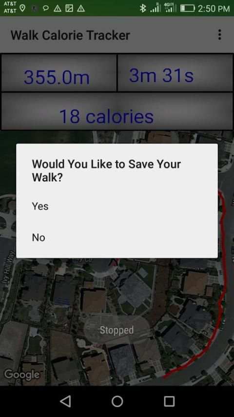 Walk Calorie Tracker скриншот 4