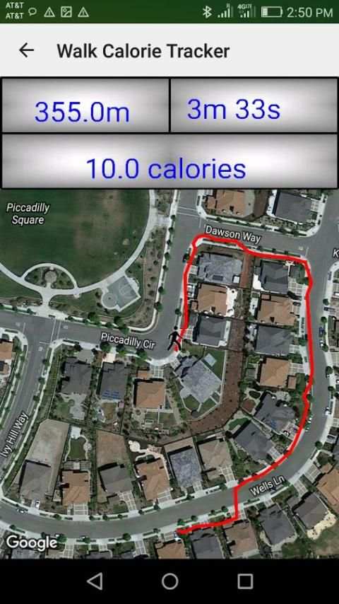 Walk Calorie Tracker скриншот 2