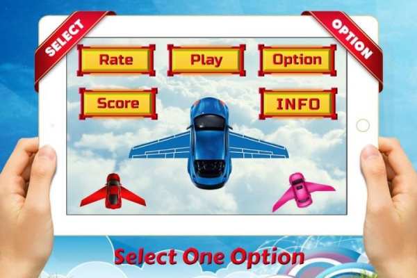 Flying Car Racing Simulator स्क्रीनशॉट 5