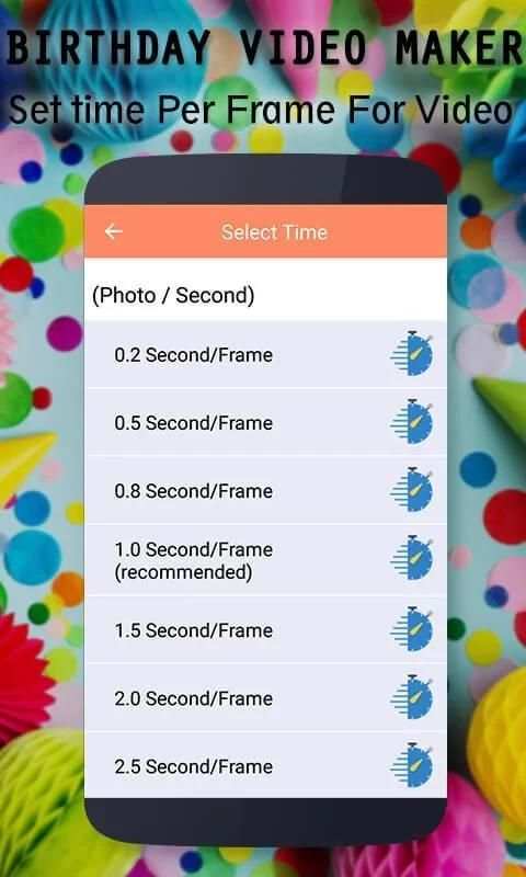 Birthday Video Maker скриншот 3