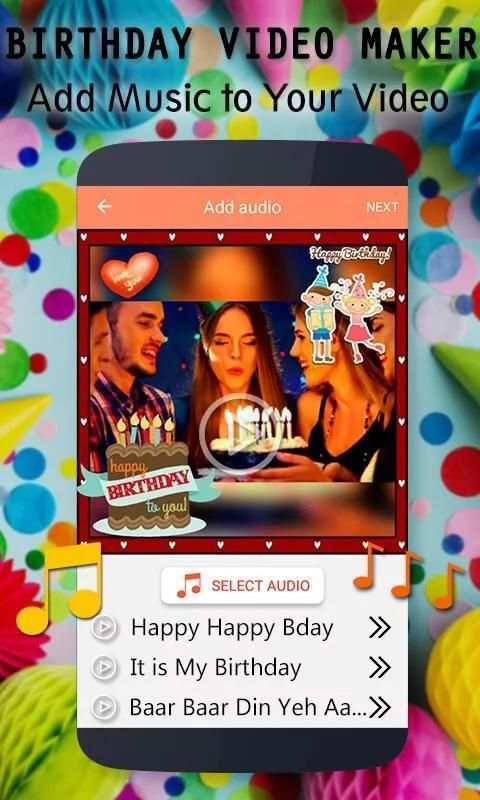 Birthday Video Maker screenshot 2