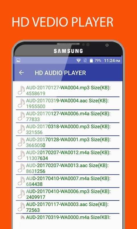 Full HD Video Audio Player screenshot 2