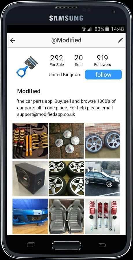 Modified - The car parts app स्क्रीनशॉट 3