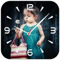 Photo Clock Live Wallpaper