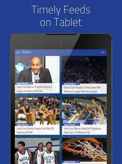 Blue Man Hoop: Warriors News screenshot 3