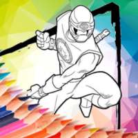 Cartoon Coloring : Power Rangers Edition on 9Apps