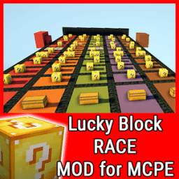 Lucky Block Race MOD for MCPE
