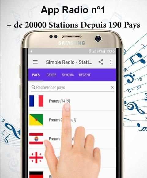 Simple Radio - Stations de radio en direct screenshot 5