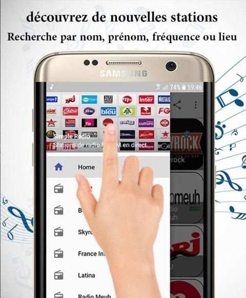 Simple Radio - Stations de radio en direct screenshot 1