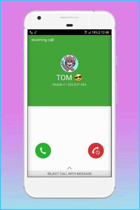 Fake Call From Talking Cat Tom screenshot 1