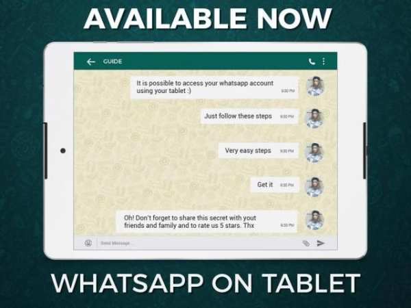 WhatsTab - Whatsapp to Tablet screenshot 1