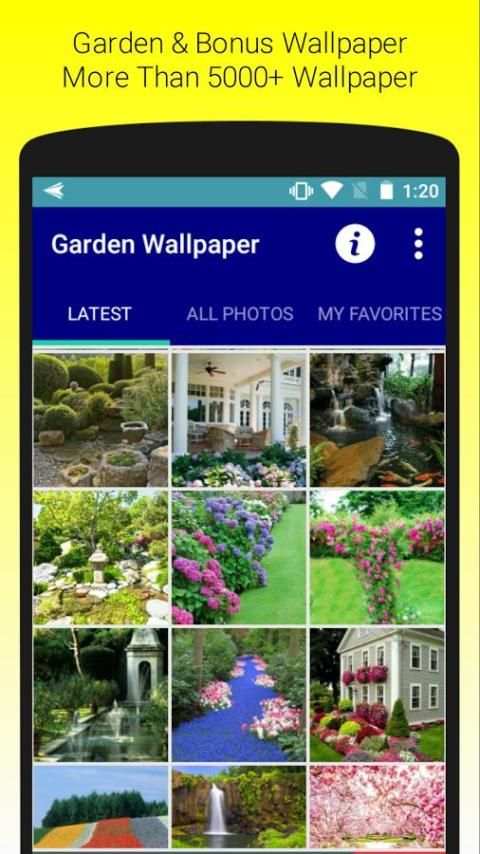 Garden Wallpaper HD Free 7 تصوير الشاشة