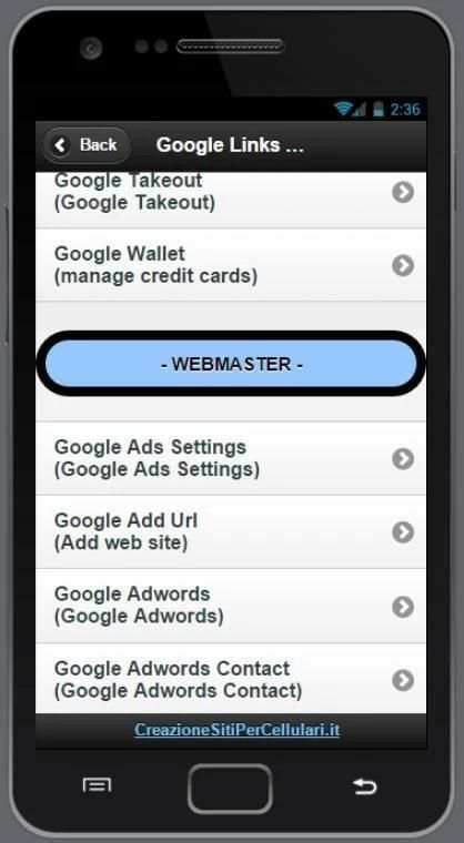 Links to © Google Services screenshot 7