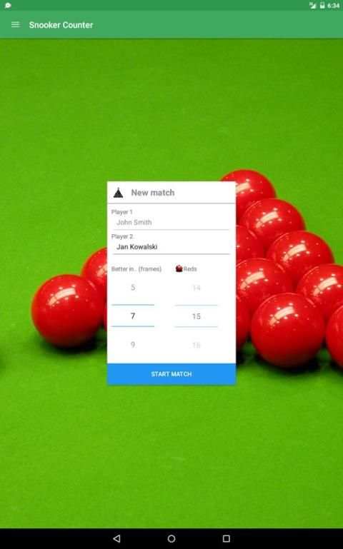 Snooker Score Counter 9 تصوير الشاشة