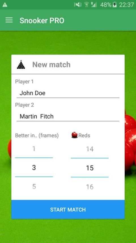 Snooker Score Counter 1 تصوير الشاشة