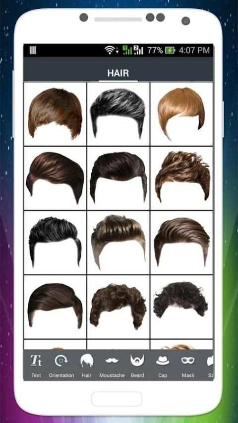 Man HairStyle Photo Editor 3 تصوير الشاشة