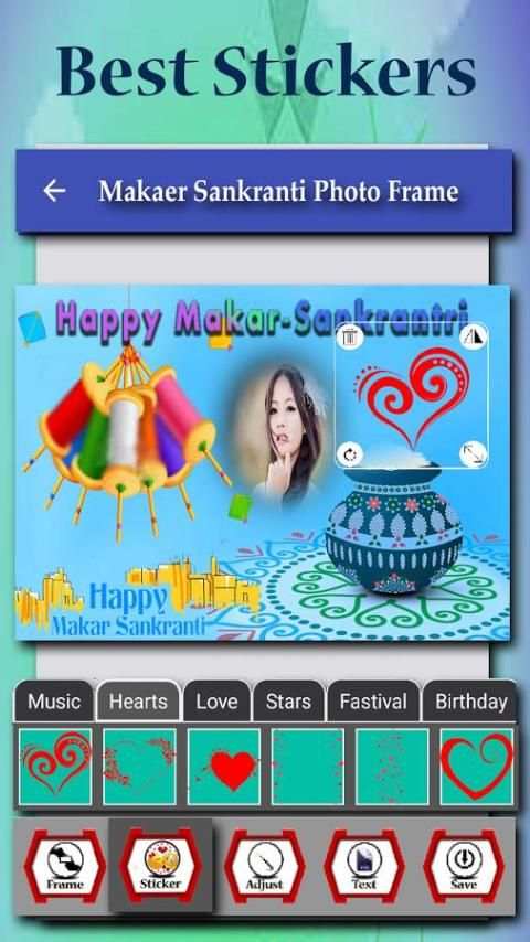 Makar Sankranti Photo Frame : Uttrayan Photo frame screenshot 2