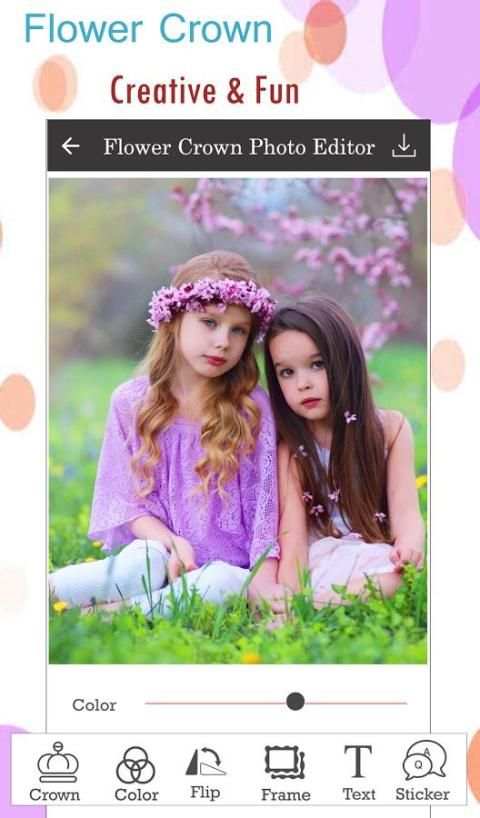 Flower Crown Photo Editor screenshot 4