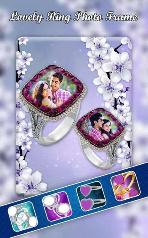 Lovely Ring Photo Frames स्क्रीनशॉट 2
