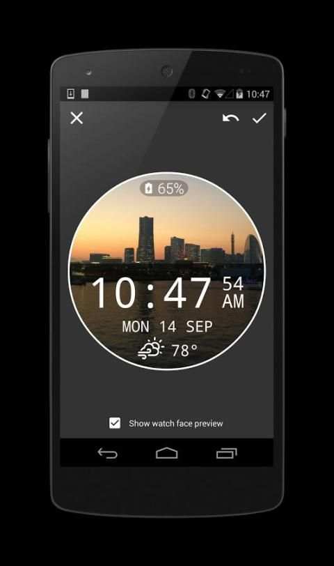 Universal Wallpaper Watch Face स्क्रीनशॉट 2