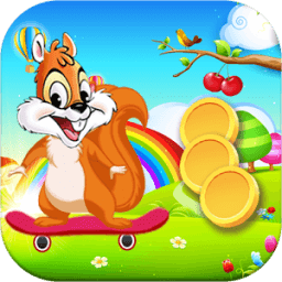 Squirrel jungle run आइकन