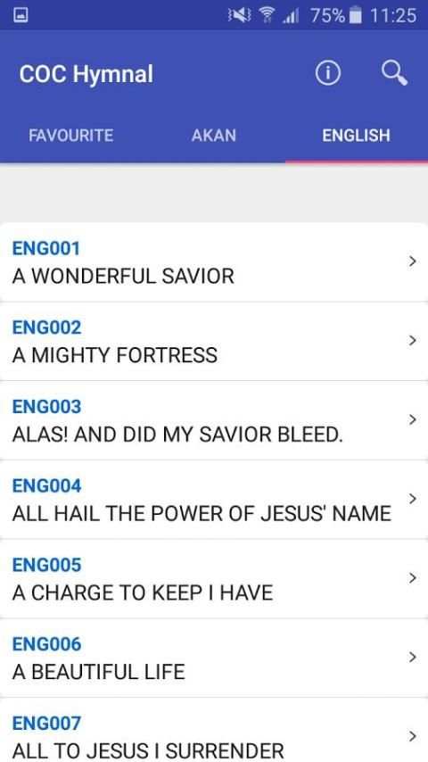 COC Hymnal 4 تصوير الشاشة