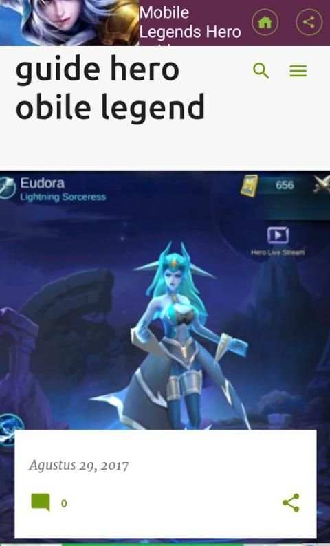 ML Mobile Legends Hero Tips 2 تصوير الشاشة