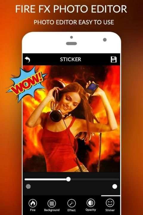 Fire Fx Movie Photo Editor screenshot 2