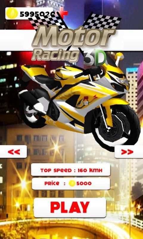 Motor Racing Sports 3D - Balap Motor 3D screenshot 1