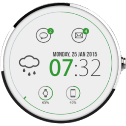 ikon Nova Material Watch Face -Free