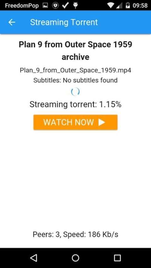 Turkey Torrent Video Player स्क्रीनशॉट 1