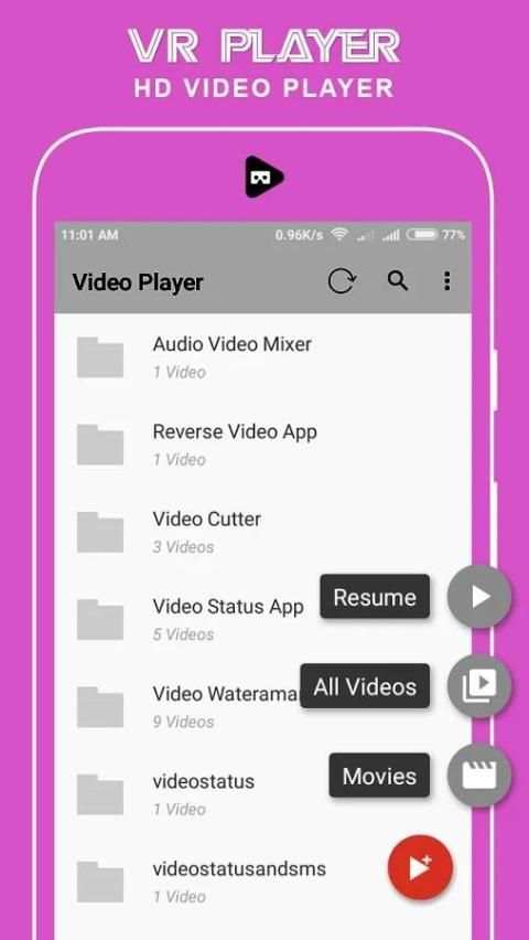 VR Player - HD Video Player скриншот 6