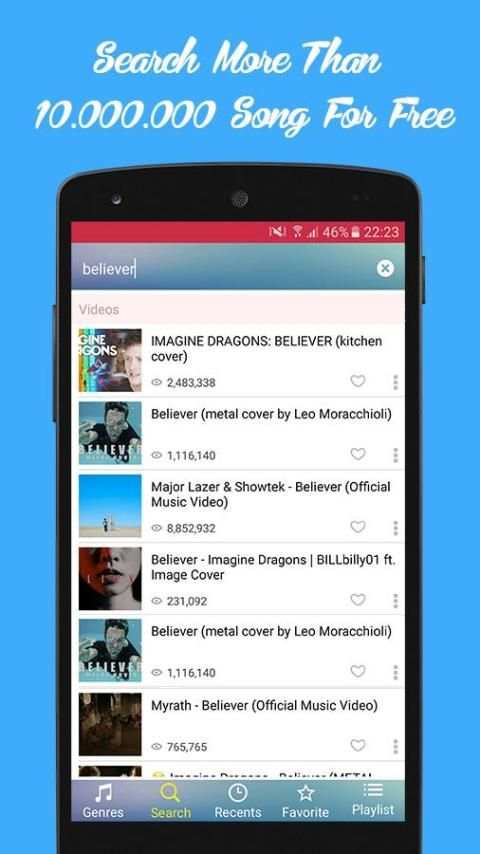 Free music 2017 Player 1 تصوير الشاشة