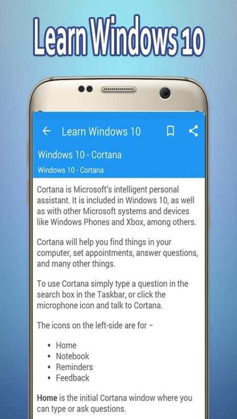 Learn Windows 10 скриншот 2
