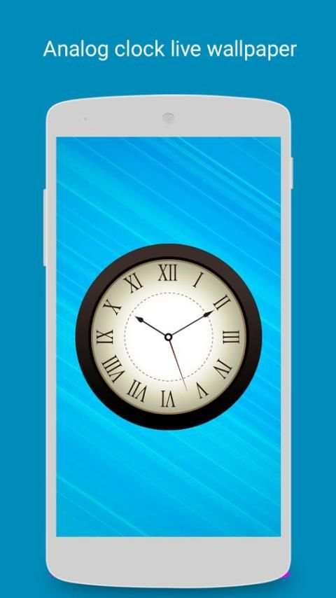 Analog Clock – Live Wallpaper 4 تصوير الشاشة