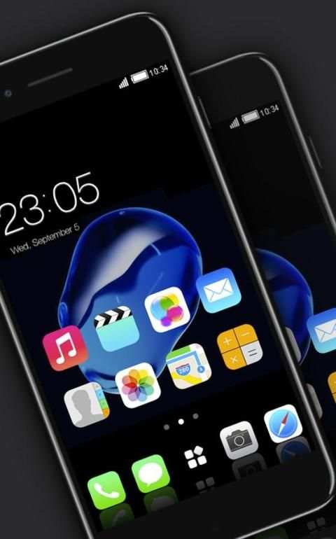 Stylish launcher theme for New iphone 7 screenshot 2