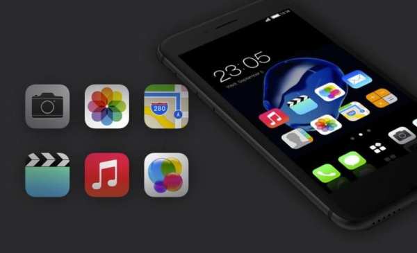 Stylish launcher theme for New iphone 7 screenshot 1