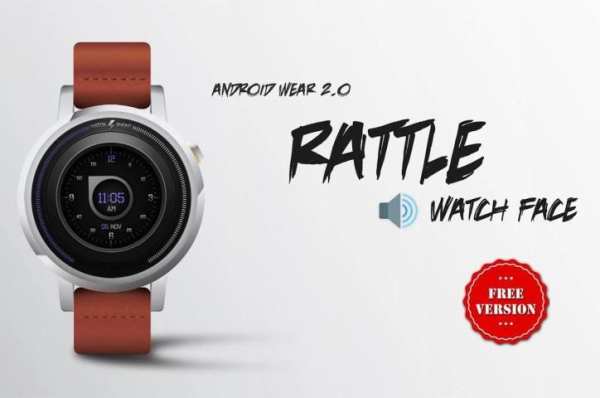 Watch Face - Rattle Interactive 21 تصوير الشاشة