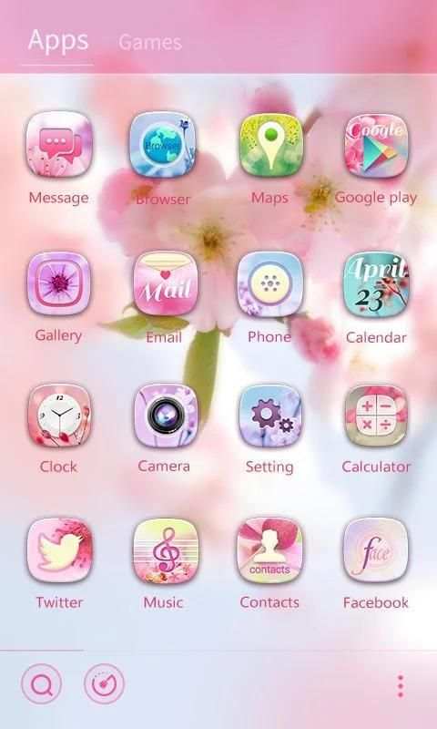 Aroma GO Launcher Theme скриншот 2