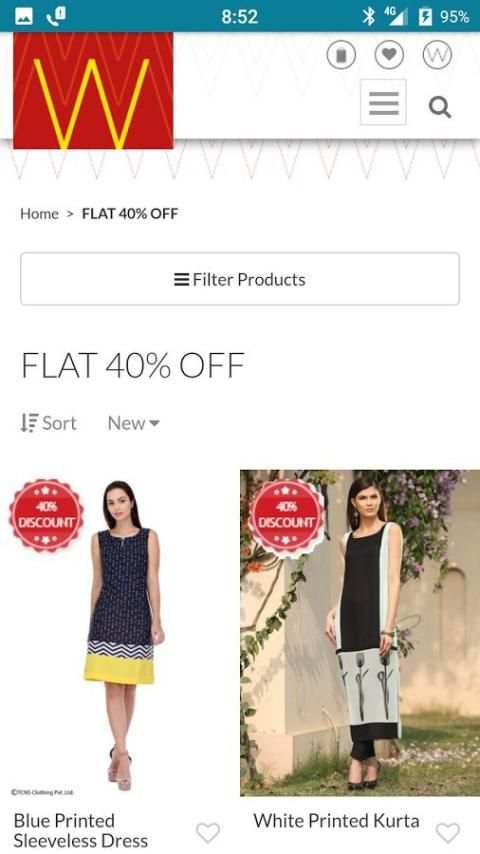 Women Shopping App скриншот 1