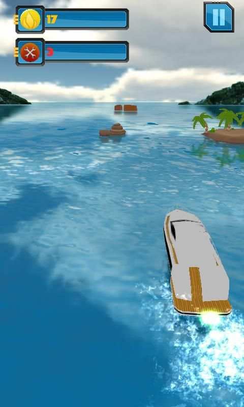 Boat Race Simulator 3D स्क्रीनशॉट 1
